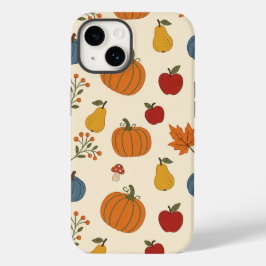 Funda Para iPhone 14 De Case-Mate Funda de Calabazas de Cosecha de Otoño Fruta Patró