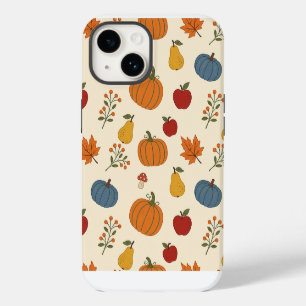 Funda Para iPhone 14 De Case-Mate Funda de Calabazas de Cosecha de Otoño Fruta Patró