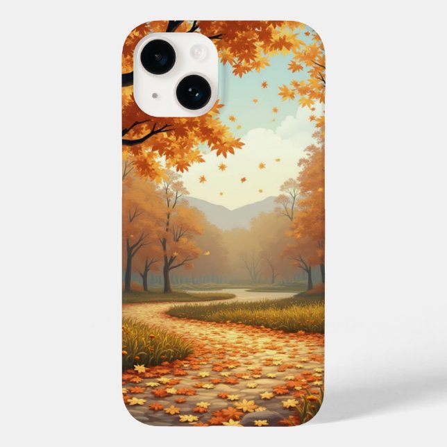 Case-Mate Para iPhone funda de carreteras de otoño (Reverso )