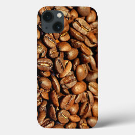 Para iPhone 13 Funda de Coffee Bean
