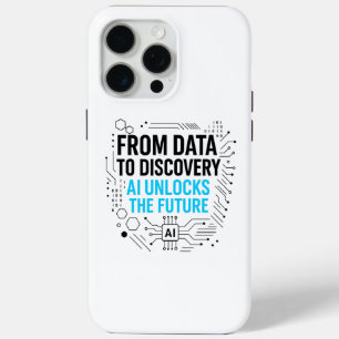 Para iPhone 15 Pro Max Funda de datos a descubrimiento AI Desbloquea la
