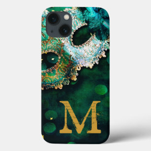 Para iPhone 13 Funda de disfraz de máscara de mascarada Halloween