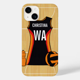 Funda de dispositivo de netball personalizado
