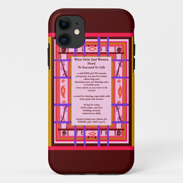 Case-Mate Para iPhone funda de éxito femenino con curvatura de poder chi (Reverso)