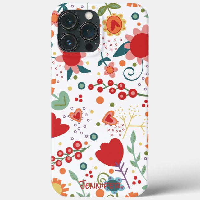 Case-Mate Para iPhone Funda de Flor Personalizado de Inespiritualidad Fl (Reverso )