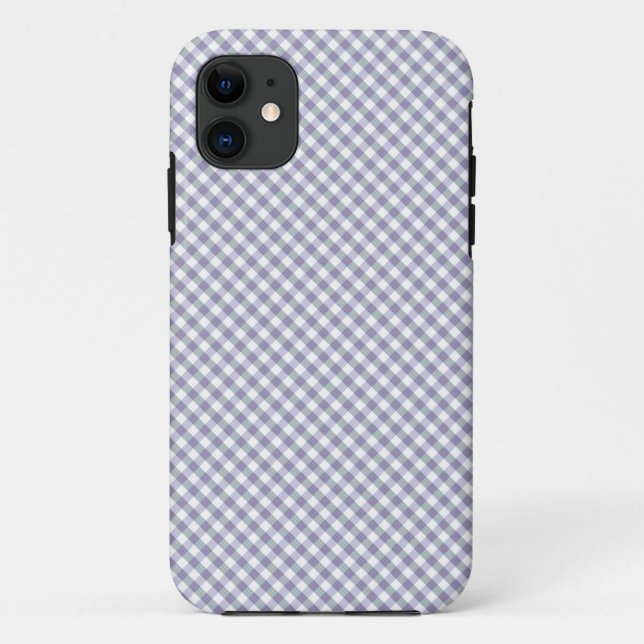 Case-Mate Para iPhone Funda de gingham de verificación pálida (Reverso)