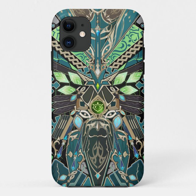 Case-Mate Para iPhone Funda de Impacto Alhaitam Mecha Genshin (Reverso)