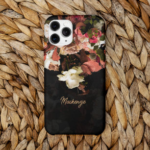 Funda Para iPhone 14 De Case-Mate Funda de impresión estilizado con flores otoñales 