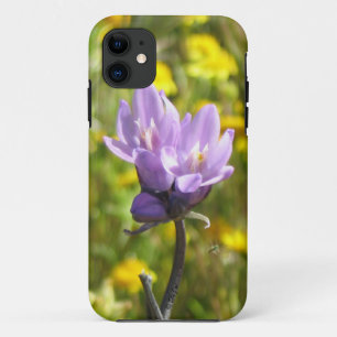 Para iPhone 11 Funda de iPhoneSE de flores moradas