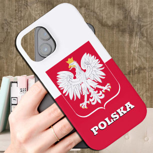 Para iPhone 15 Funda de la bandera polaca, patriotas polacos, mod