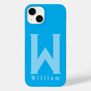 Funda Para iPhone 14 De Case-Mate Funda de la tipografía mínima moderna monograma sa
