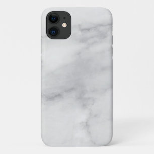Para iPhone 11 funda de mármol blanco gris-Mate Barely There