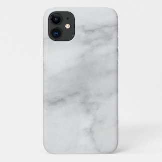Para iPhone 11 funda de mármol blanco gris-Mate Barely There