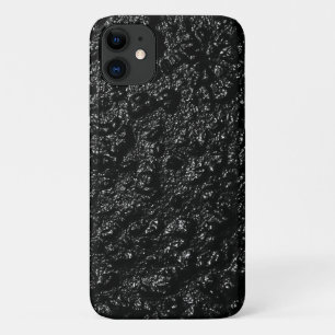 Para iPhone 11 funda de mármol de piedra negra-Mate Apenas allá