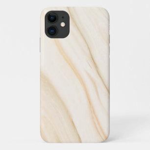 Para iPhone 11 funda de mármol marrón moderno Mate Barely There