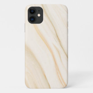 Para iPhone 11 funda de mármol marrón moderno Mate Barely There