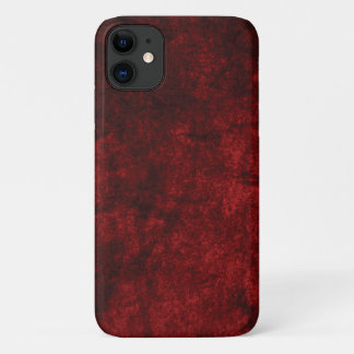 Para iPhone 11 funda de mármol rojo-Mate Barely There Apple iPhon