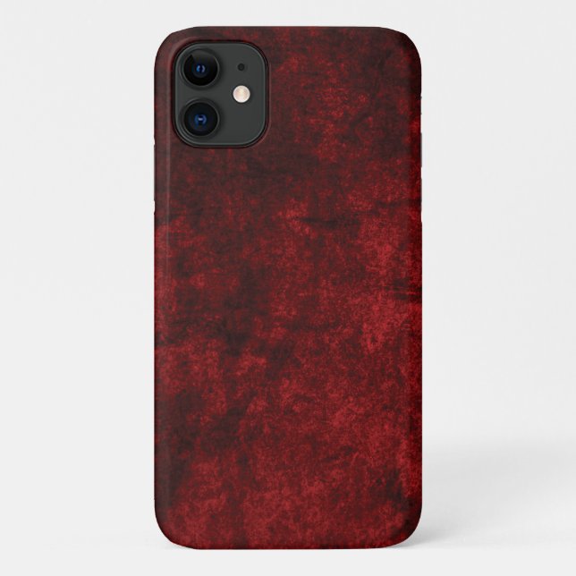 Case-Mate Para iPhone funda de mármol rojo-Mate Barely There Apple iPhon (Reverso)
