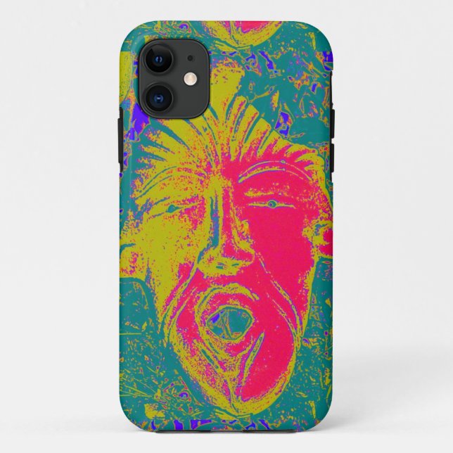 Case-Mate Para iPhone funda de máscara de boca abierta (Reverso)