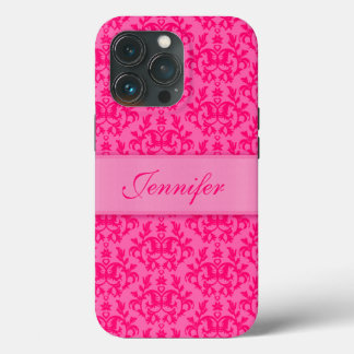 Para iPhone 13 Pro Funda de nombres personalizados con patrones de co