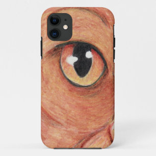 Para iPhone 11 Funda de ojos de gato