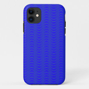 Para iPhone 11 Funda de ondas azules