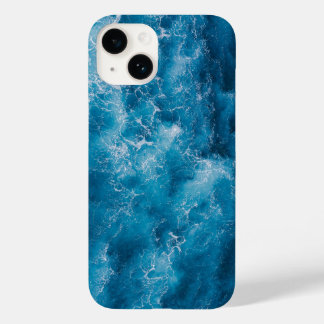 Funda Para iPhone 14 De Case-Mate Funda de patrón de Geode Turquesa de Agua Azul Ver