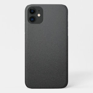 Para iPhone 11 funda de piedra de mármol negro-Mate Barely There 