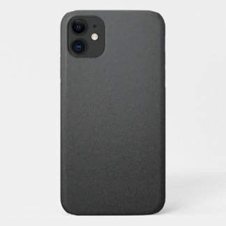 Para iPhone 11 funda de piedra de mármol negro-Mate Barely There