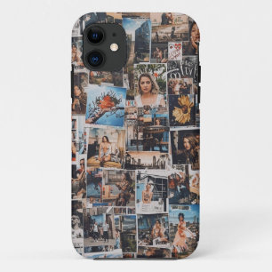 Para iPhone 11 Funda de Retro Collage Art Mobile