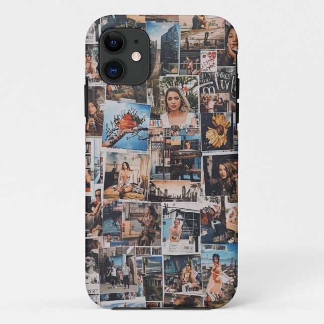Case-Mate Para iPhone Funda de Retro Collage Art Mobile (Reverso)