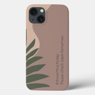 Para iPhone 13 Funda de Smartphone actual con Minimalista