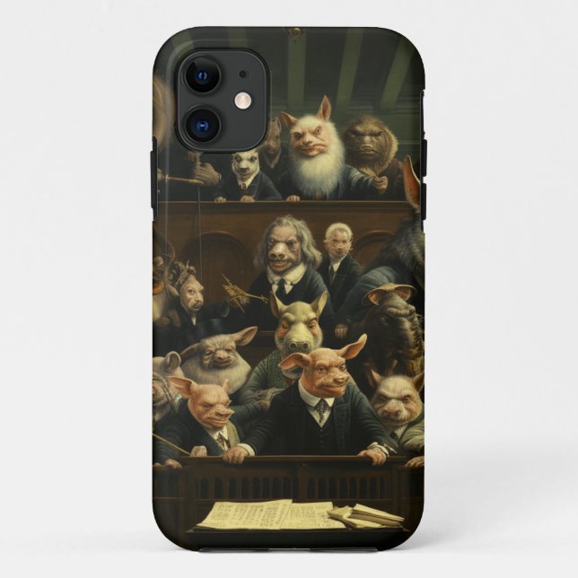 Case-Mate Para iPhone Funda de Smartphone - Congreso de Animales (Reverso)