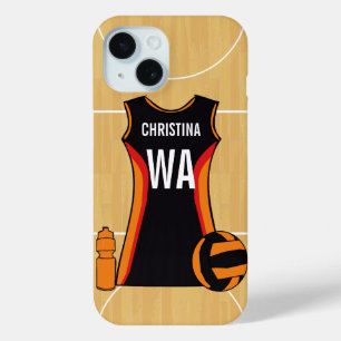 Funda de smartphone de netball personalizado