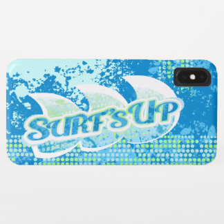 Funda de surf azul verde abstracto