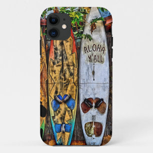 Para iPhone 11 Funda de Surfboard Aloha Y'ALL