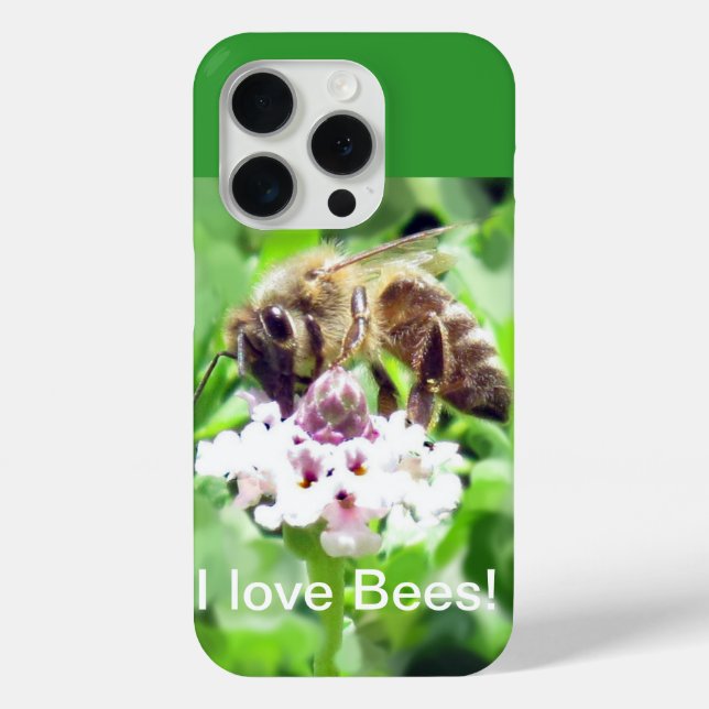 Case-Mate Para iPhone Funda de teléfono - Abeja melífera en flor (Reverso )