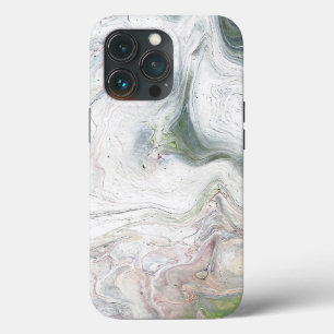 Para iPhone 13 Pro Funda de teléfono abstracta águila esponjosa blanc