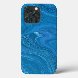 Para iPhone 13 Pro Funda de teléfono abstracta Cool Blue Eagle Eye 3