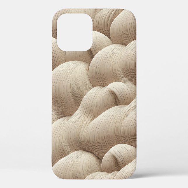 Case-Mate Para iPhone Funda de teléfono abstracta de ola de arena minima (Reverso )