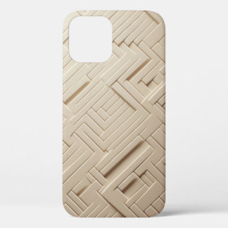 Para iPhone 12 Funda de teléfono abstracta de onda líquida minima