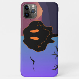 Para iPhone 11 Pro Max Funda de teléfono artística con silueta de monstru