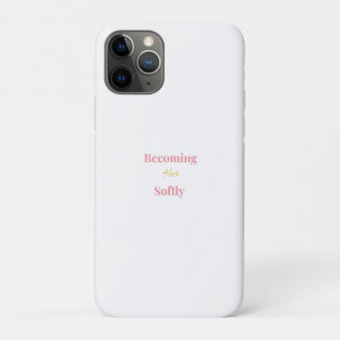 Para iPhone 11 Pro Funda de teléfono Becoming Her Softly Minimalist