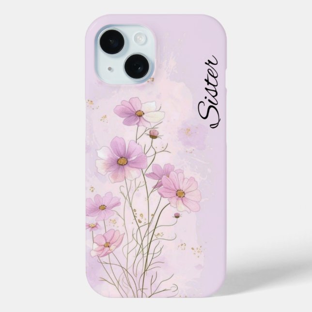 Case-Mate Para iPhone Funda de teléfono botánica de flor de nacimiento p (Reverso )