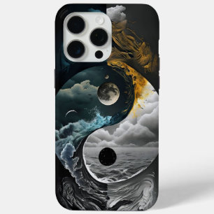 Para iPhone 15 Pro Max Funda de teléfono Celestial Tides