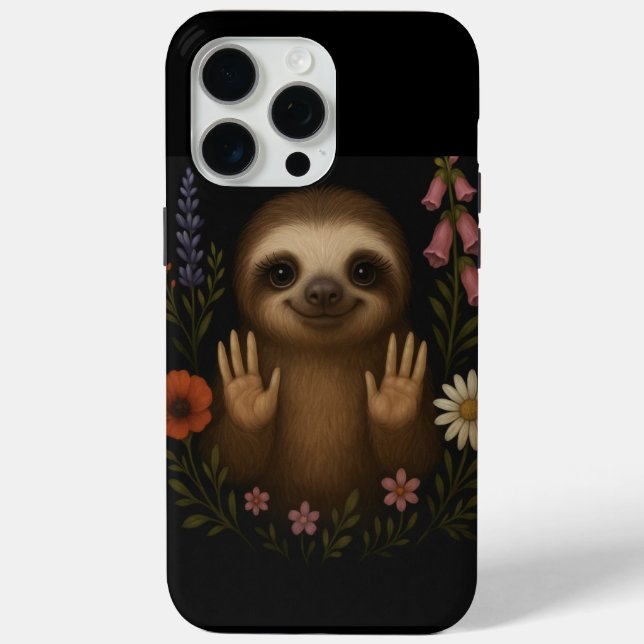 Case-Mate Para iPhone Funda de teléfono celular de perezoso lindo (Reverso )