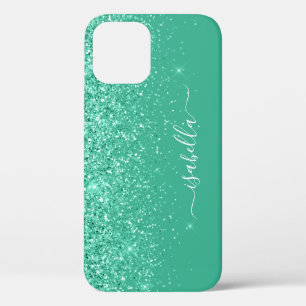 Para iPhone 12 Funda de teléfono celular monogramada nombre en es