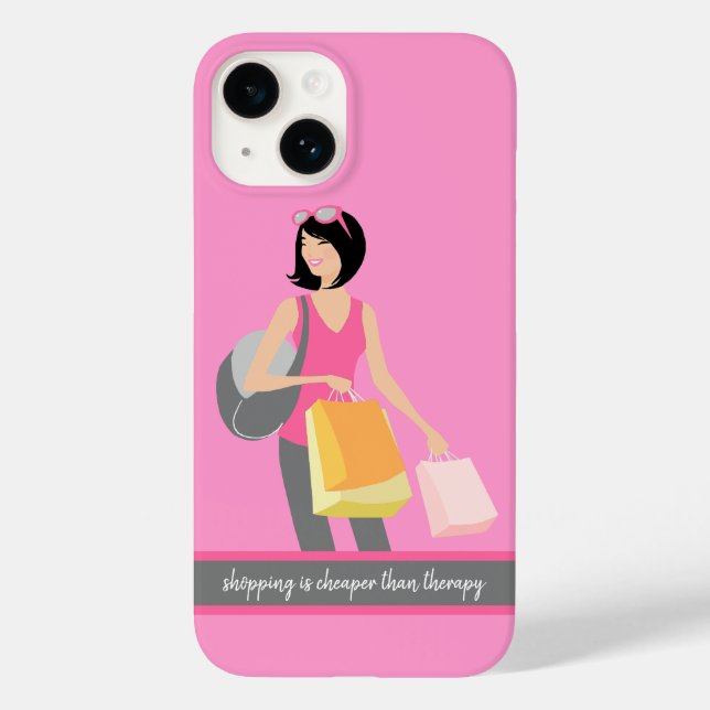 Case-Mate Para iPhone Funda de teléfono: Compras vs. Terapia (Reverso )