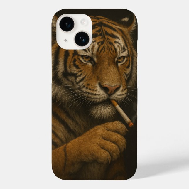 Case-Mate Para iPhone Funda de teléfono con actitud de tigre genial y sa (Reverso )