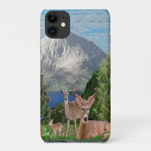 Para iPhone 11 Funda de teléfono con arte de ciervo